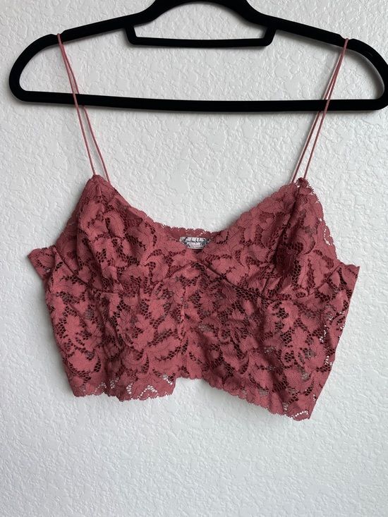 Free People Tops - Free People Floral Lace Bralette - Rose Women’s Medium